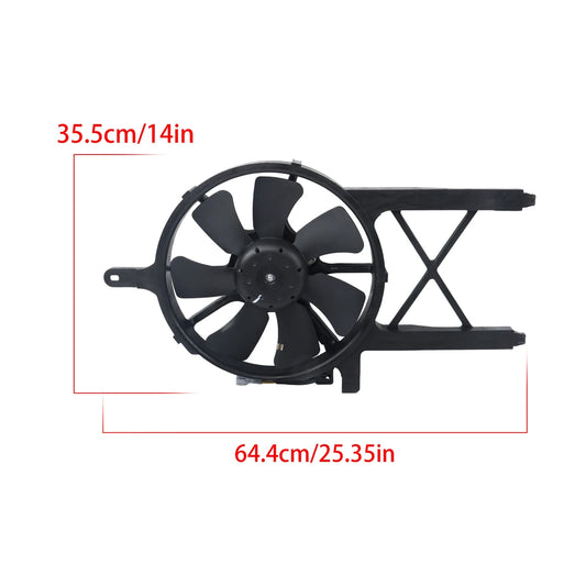 Radiator Condenser Cooling Fan for Nissan Frontier/Pathfinder (2005–2007) BCK97955K, 92120EA200, 92120ZL00A, 620451