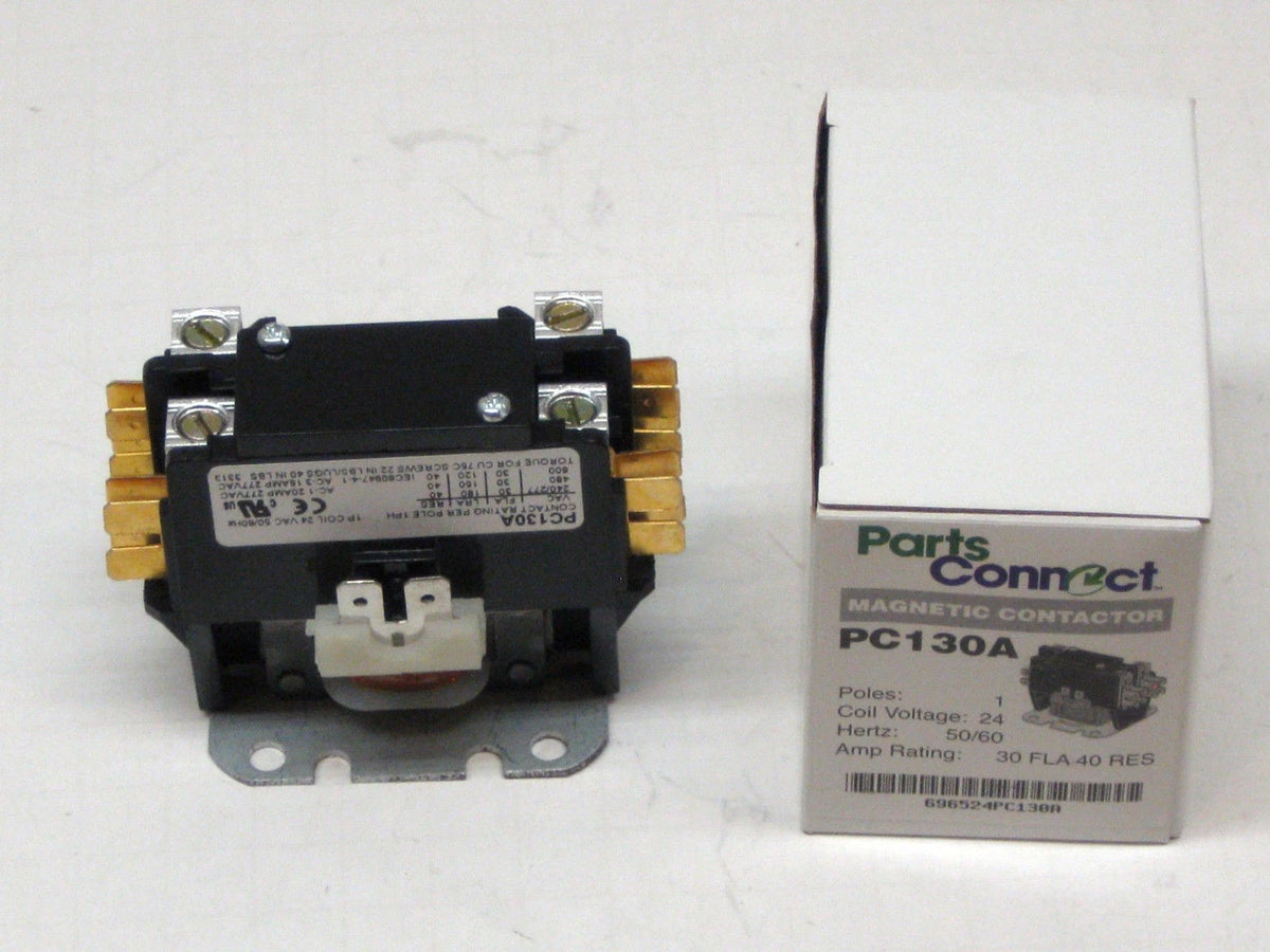 30 Amp 1 Pole A/C Contactor for PC130A (24V)