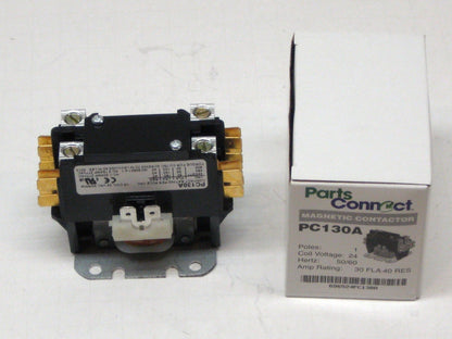 30 Amp 1 Pole A/C Contactor for PC130A (24V)