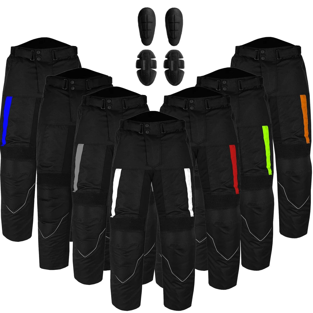 Armored Waterproof Motorcycle Pants for Men & Women - Cordura Protection