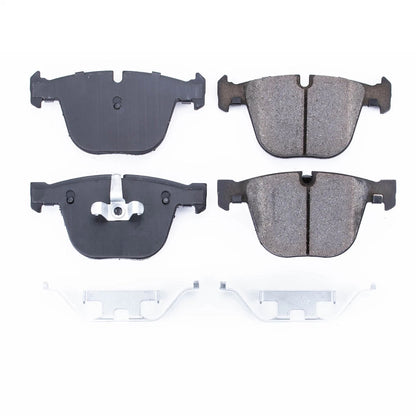 2X Powerstop Brake Pad Sets for BMW 535i GT xDrive (2009–2017) 17-919A