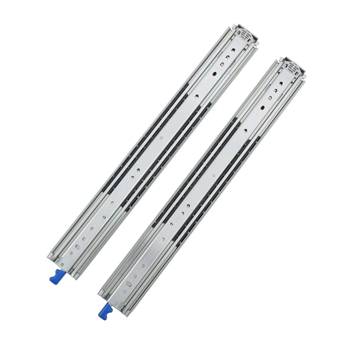 1 Pair Locking Drawer Slides for Universal Use (24 Inch, 500 lbs Capacity)