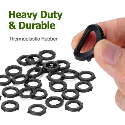 30 Pack Garden Hose Washers 3/4-inch, Black