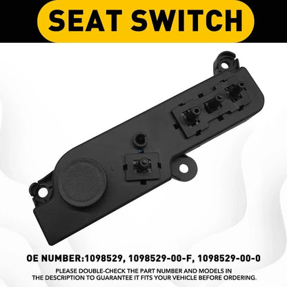 Power Seat Control Switch 1098529 H for Tesla Model Y/3 (2017-2022)