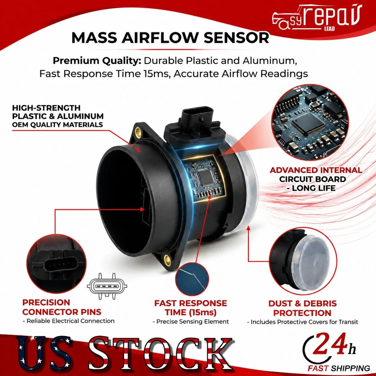 2006 Hyundai Sonata Mass Air Flow Sensor Replacement