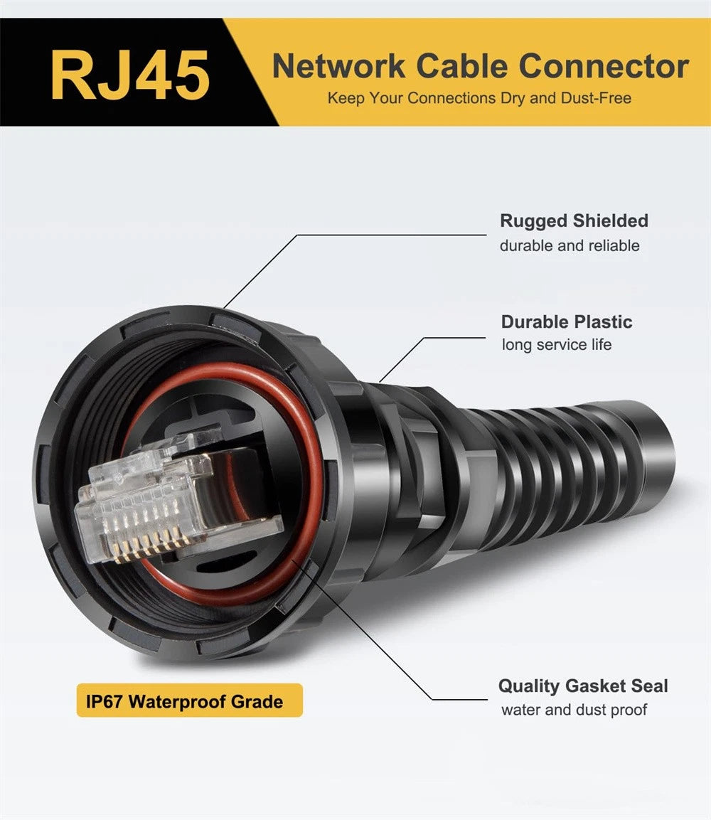 2X Replacement Garmin Marine Network Cable Connector RJ45