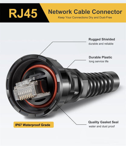 2X Replacement Garmin Marine Network Cable Connector RJ45