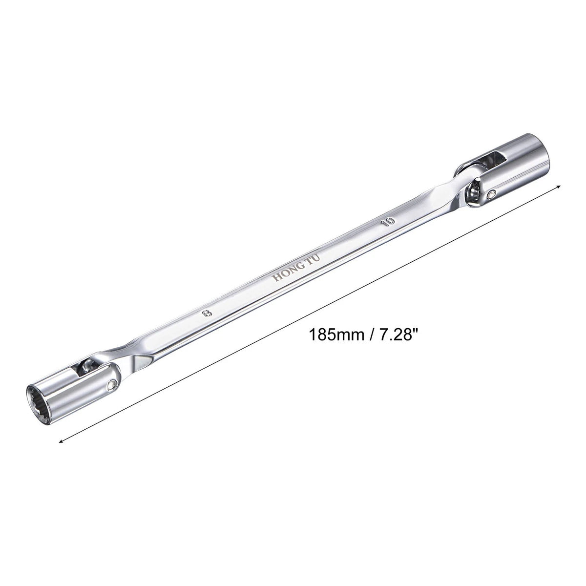 8mm x 10mm Flexible Head Socket Wrench for Automotive Use
