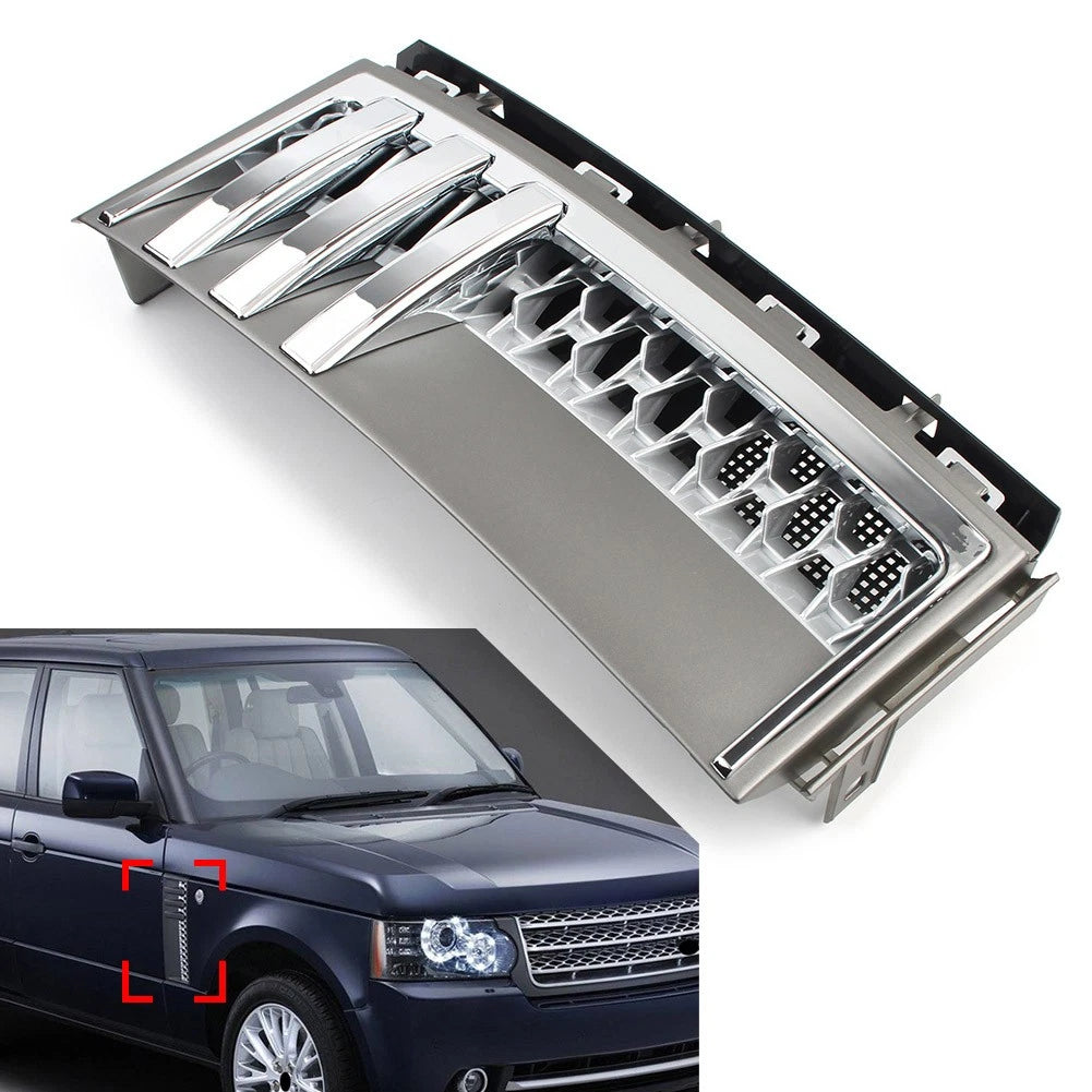 Side Fender Vent Grille for Land Rover Range Rover L322 (2002–2012) Silver