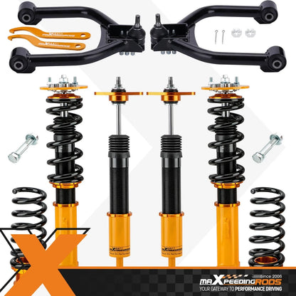 Front Upper Camber Arm & Lowering Coilover for Dodge Charger SRT-8 2006-2010