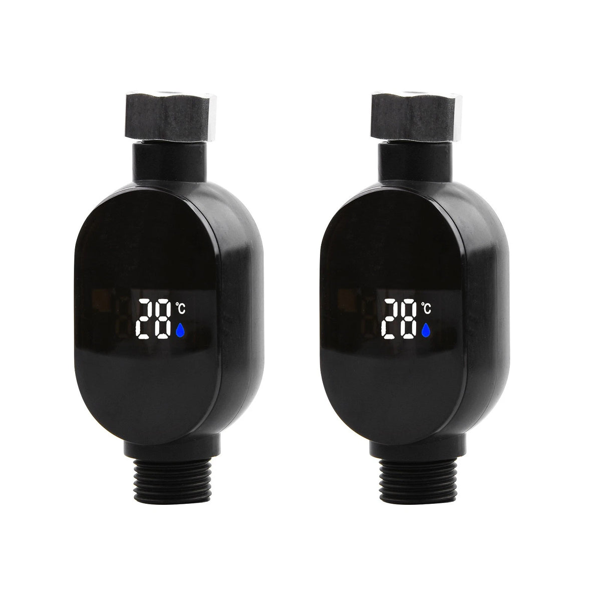 LED Water Temperature Shower Thermometer Digital Display Gauge Tool