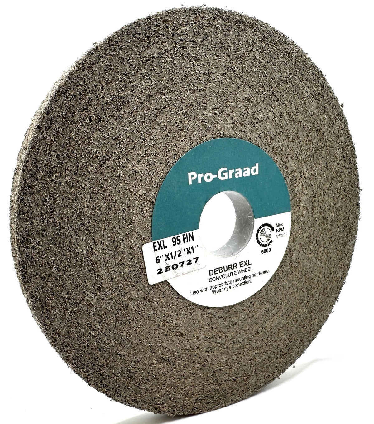 6" Deburring Wheel for Pro-Graad EXL (Fine Grit, Silicon Carbide)