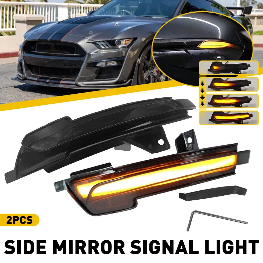 LED Turn Signal Lamp - Dynamic Sequential for 2015-2022 Ford Mustang