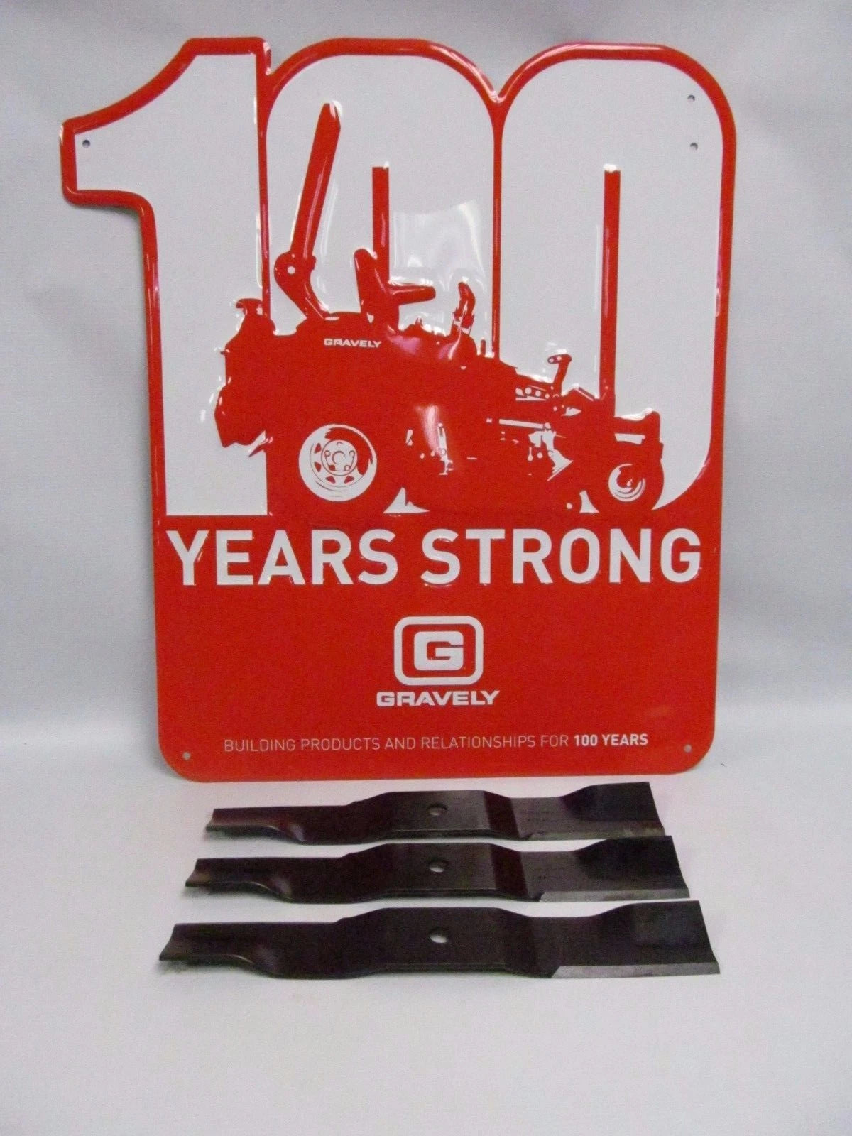Set of 3 Lawnmower Blades for Gravely Ariens