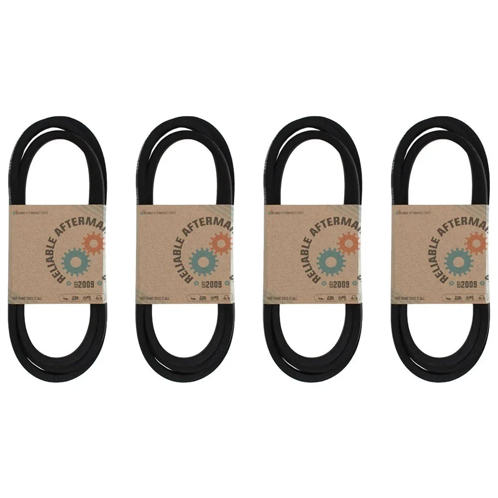 Drive Belt Set of 4 for Massey Ferguson, Hesston 1006, New Idea 5408