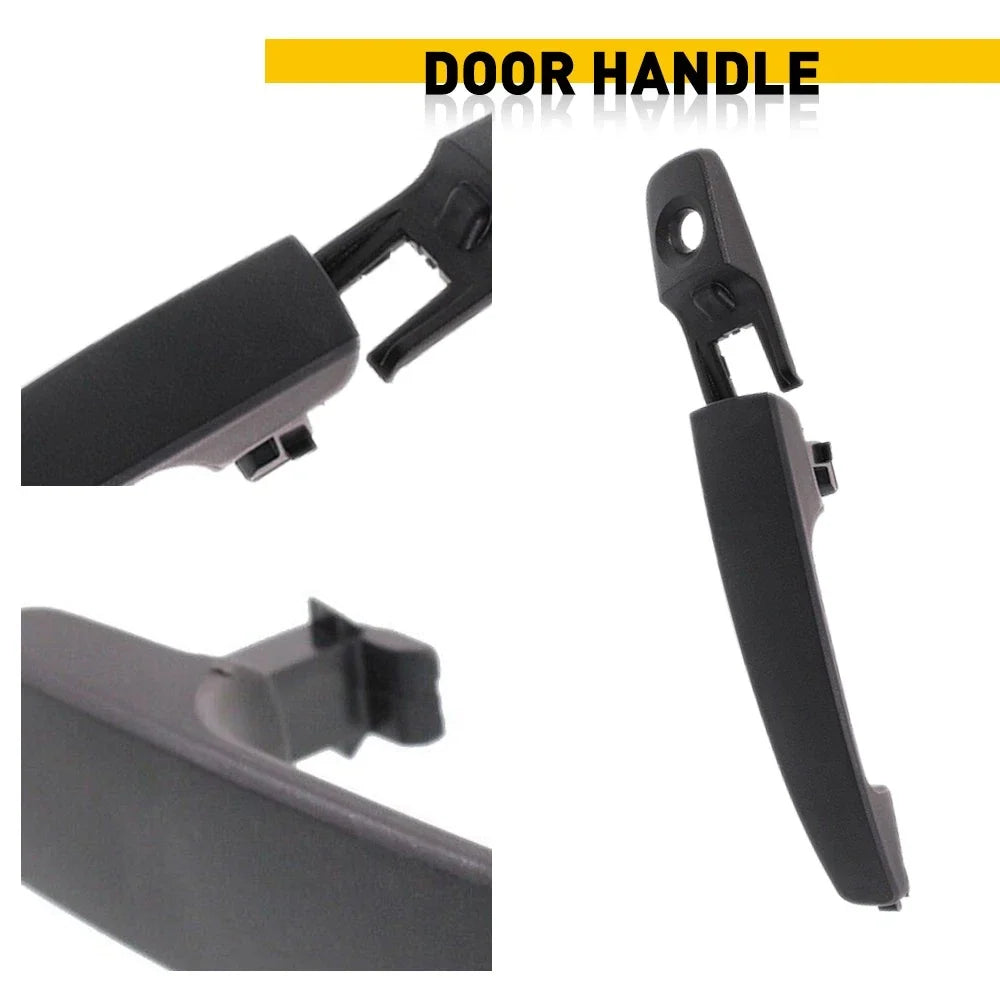 Front LH Driver Side Outside Door Handle Black for Ford Focus (2008–2011)