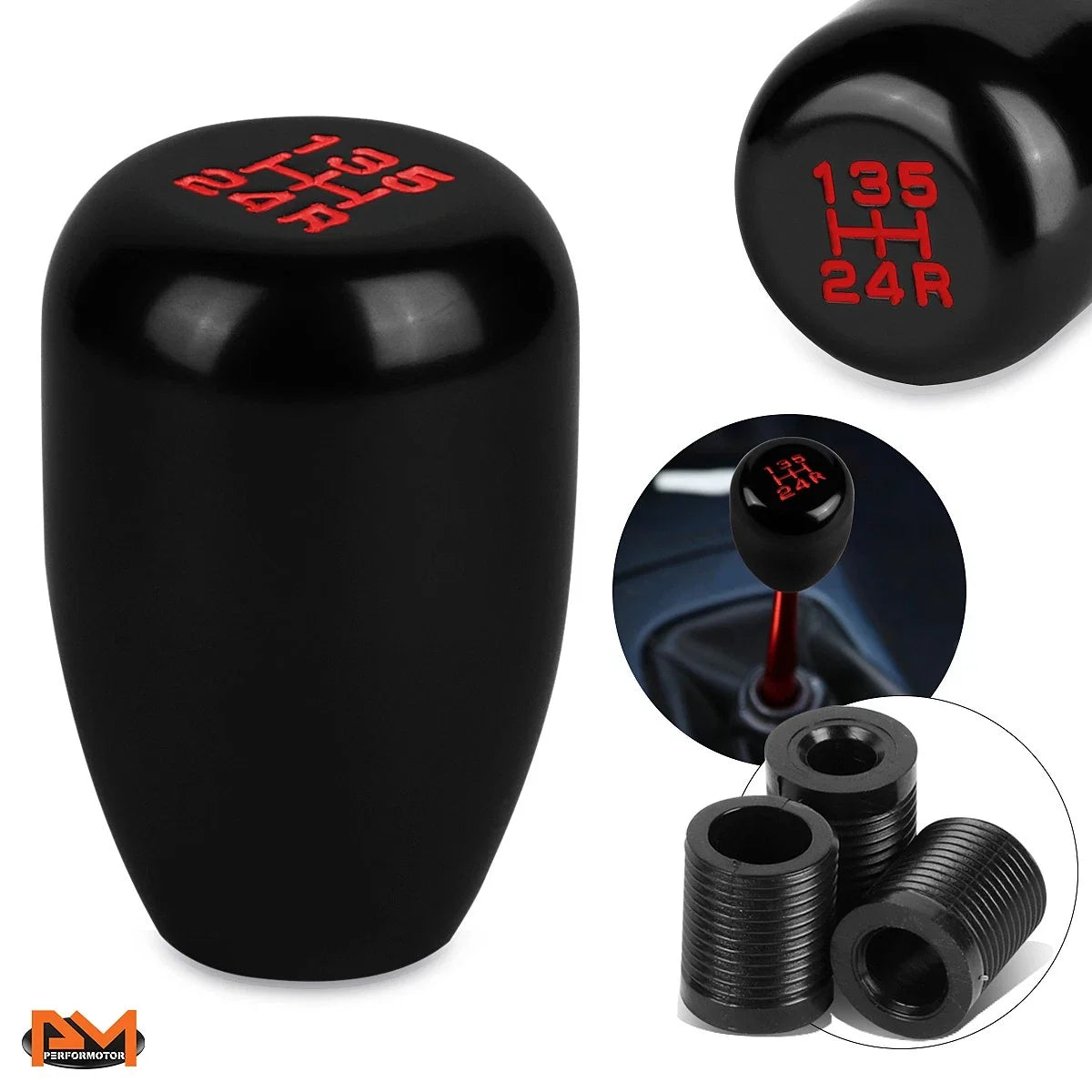 Short Throw Shift Knob for 5-Speed Manual Transmission - Universal Fit