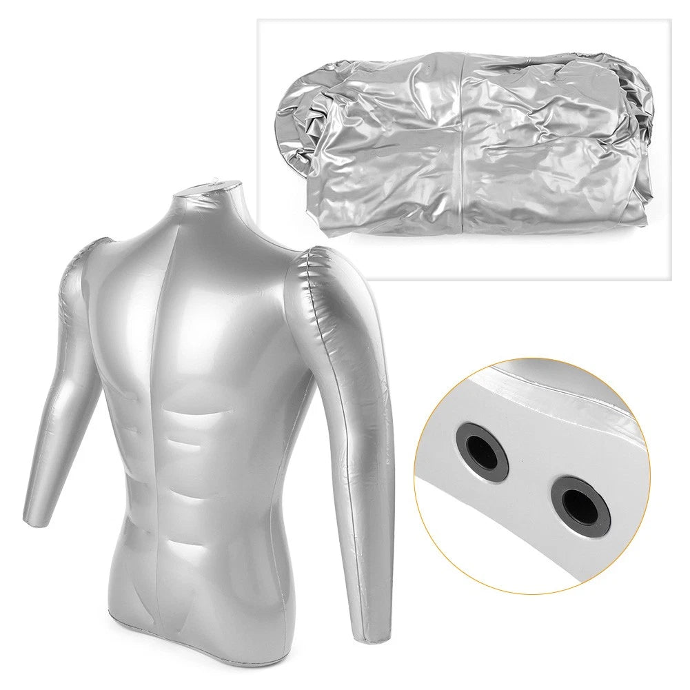 Inflatable Male Mannequin Torso for Clothes Display