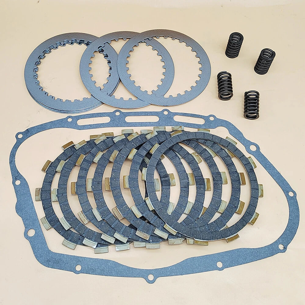 Clutch Friction Plates Gasket Kit for Suzuki Intruder 750 (1988–1991) 21441-37400, 21442-37401, 21451-14A00, 21441-37440, 21440-19F00, 21451-28C31