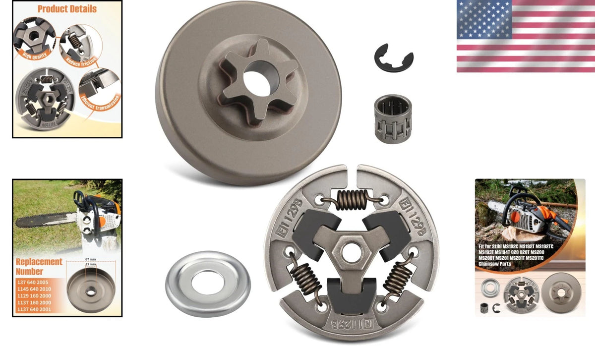 3/8" 6T Clutch Drum for Stihl MS Chainsaws