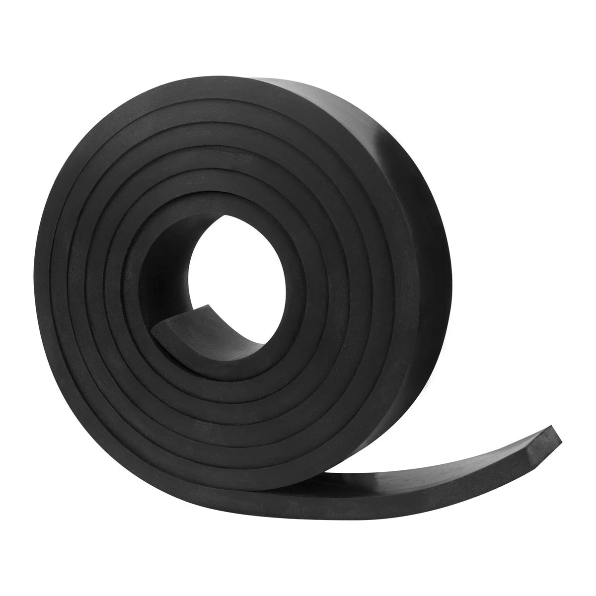 Solid Rubber Strip 1/4" Thick x 1" Wide x 60" for Automotive Use