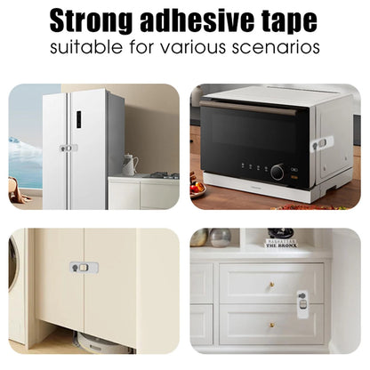 2 Pack Fridge Locks for A-Grey