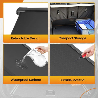 Retractable Black Cargo Cover for Mazda CX90 (2024+)