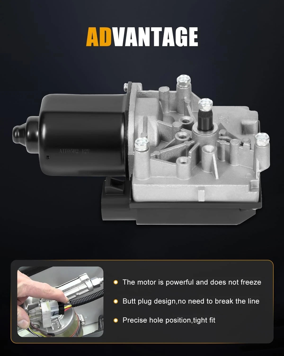 Front Windshield Wiper Motor for Buick Century (1997–2005)
