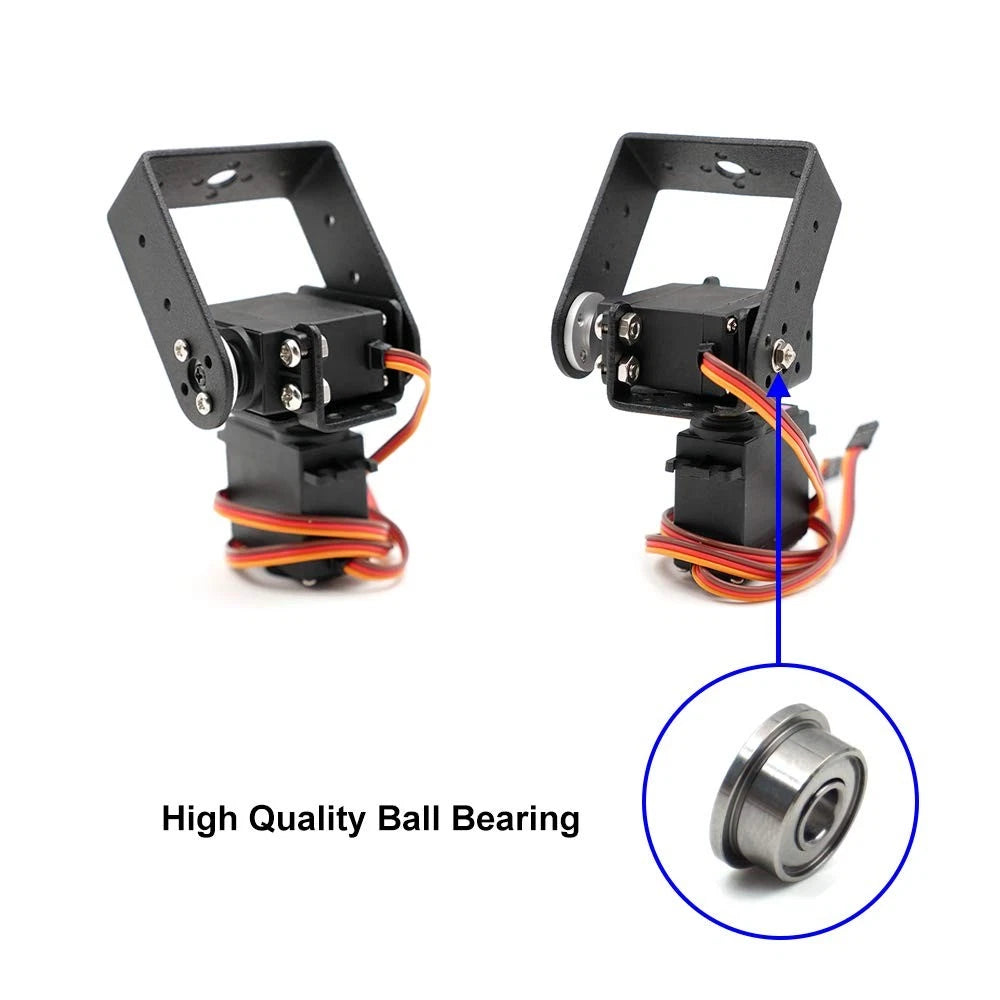 2 Sets Pan Tilt Servo Mount Bracket for MG996R S3003 Robot Car