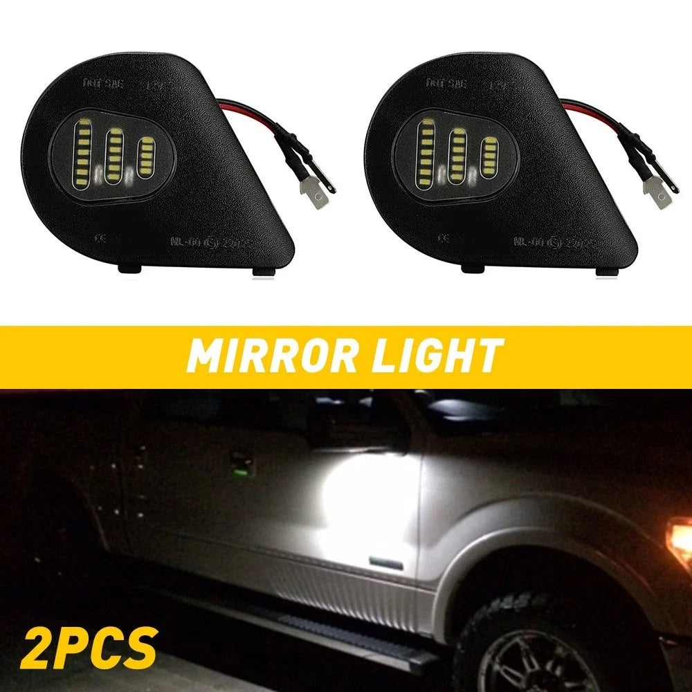 LED Mirror Puddle Lights for Dodge RAM 4500 5500 (2011-2018)