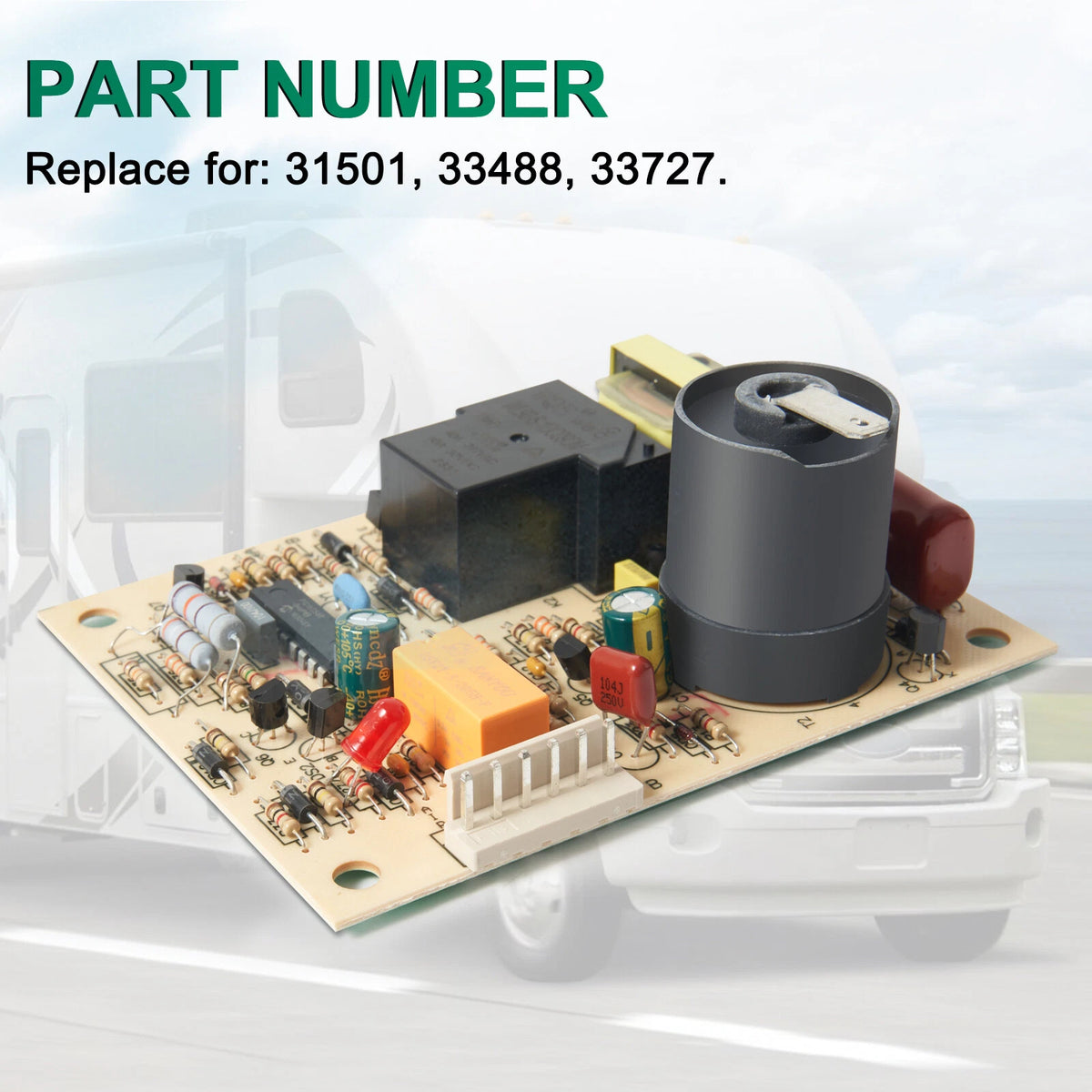31501 Ignition Control Circuit Board for Atwood & Dometic (33488, 33727)