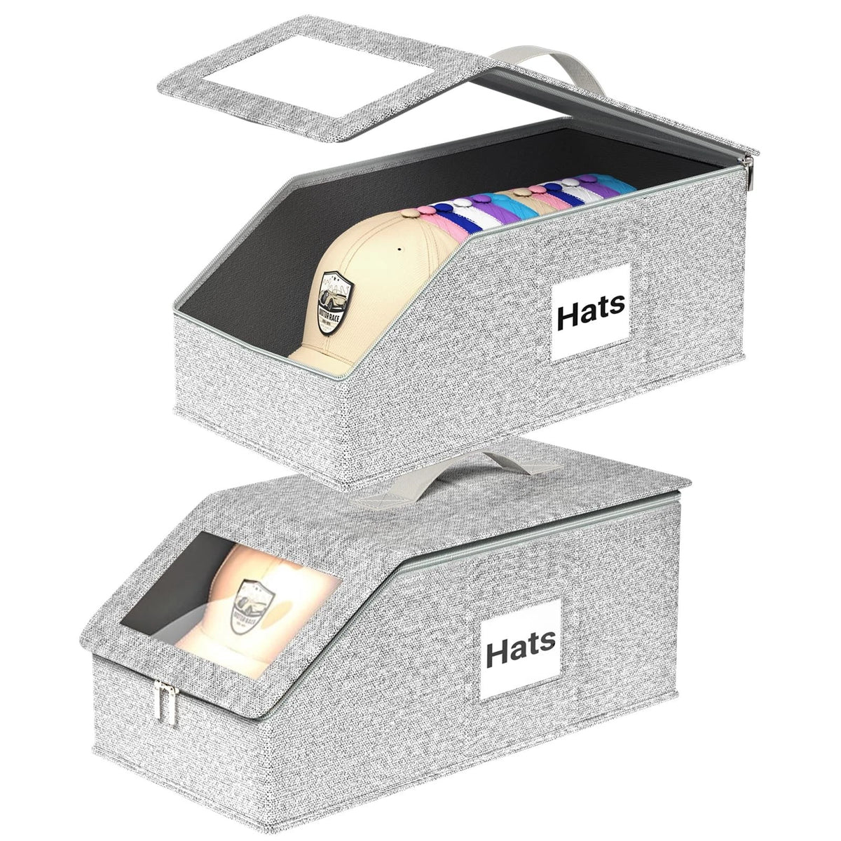 2X Stackable Hat Organizer for Baseball Caps (2010–2023)