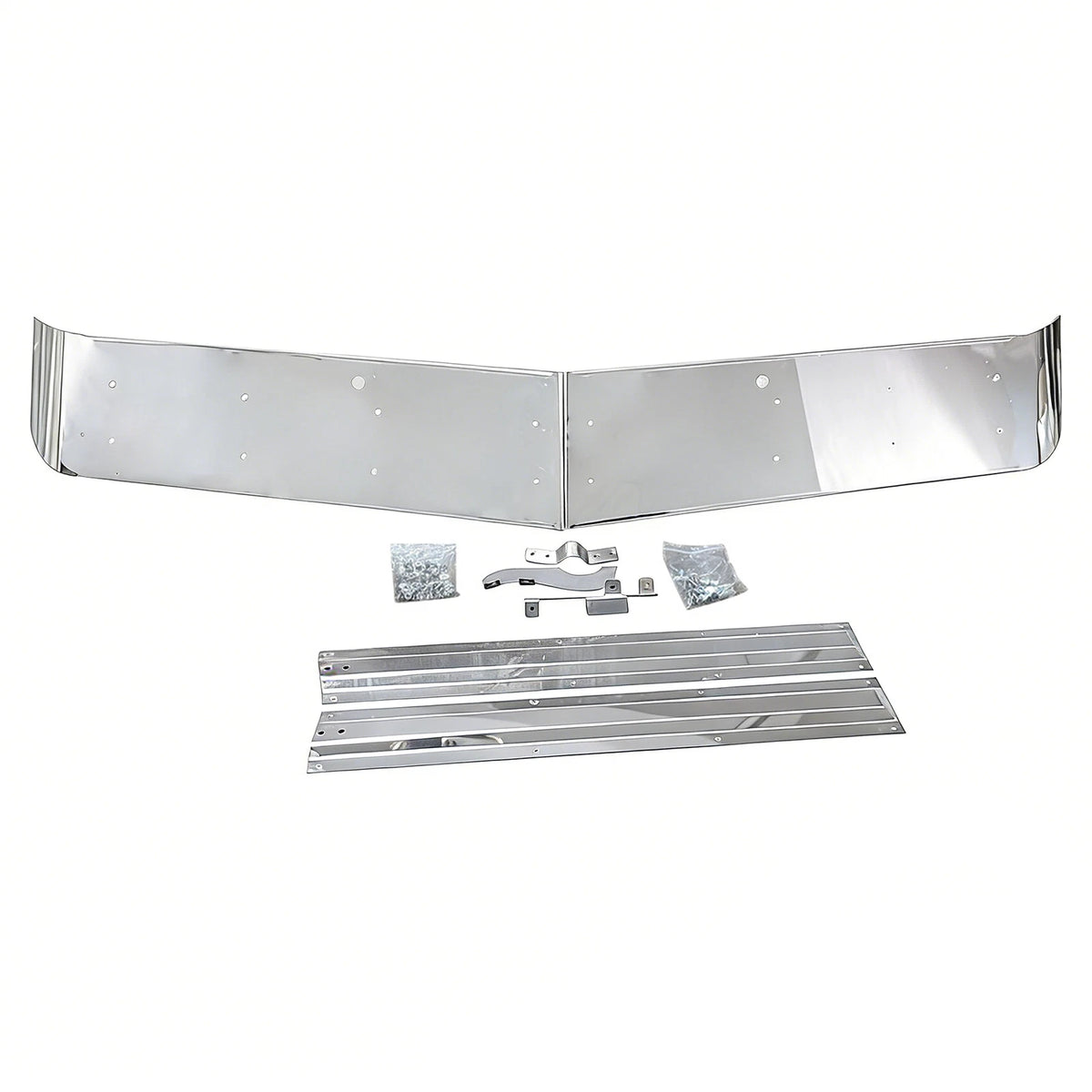 Stainless Drop Sunvisor for Mack Granite Vision CH CX CL CT (906013)