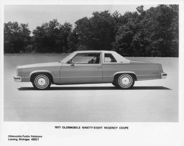 Press Photo for Oldsmobile Ninety-Eight Regency Coupe (1977)