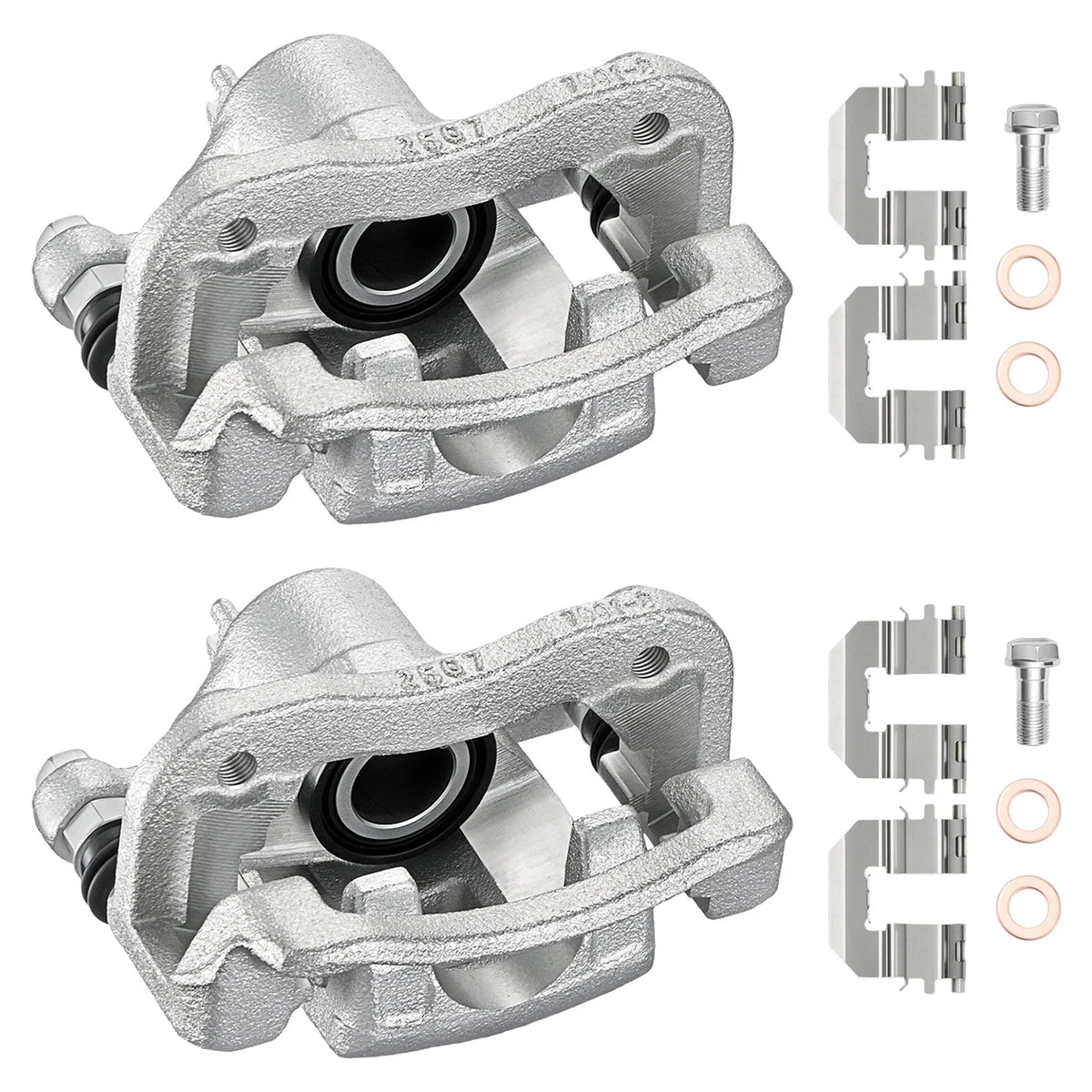Rear Left & Right Brake Calipers Set for 2008-2010 Hyundai Sonata