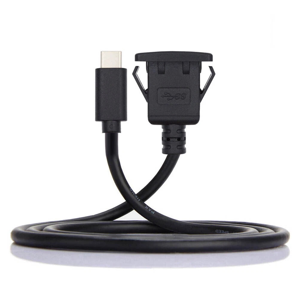 USB-C Type-C 10Gbps Extension Cable for Car Latch Mount