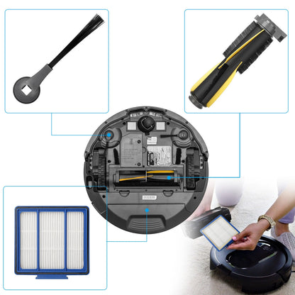 14X Cleaning Brush Filter Kit for Shark IQ R101AE