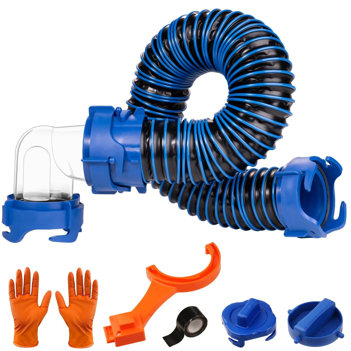 3FT RV Sewer Hose for RVs (Heavy-Duty Black Tank)