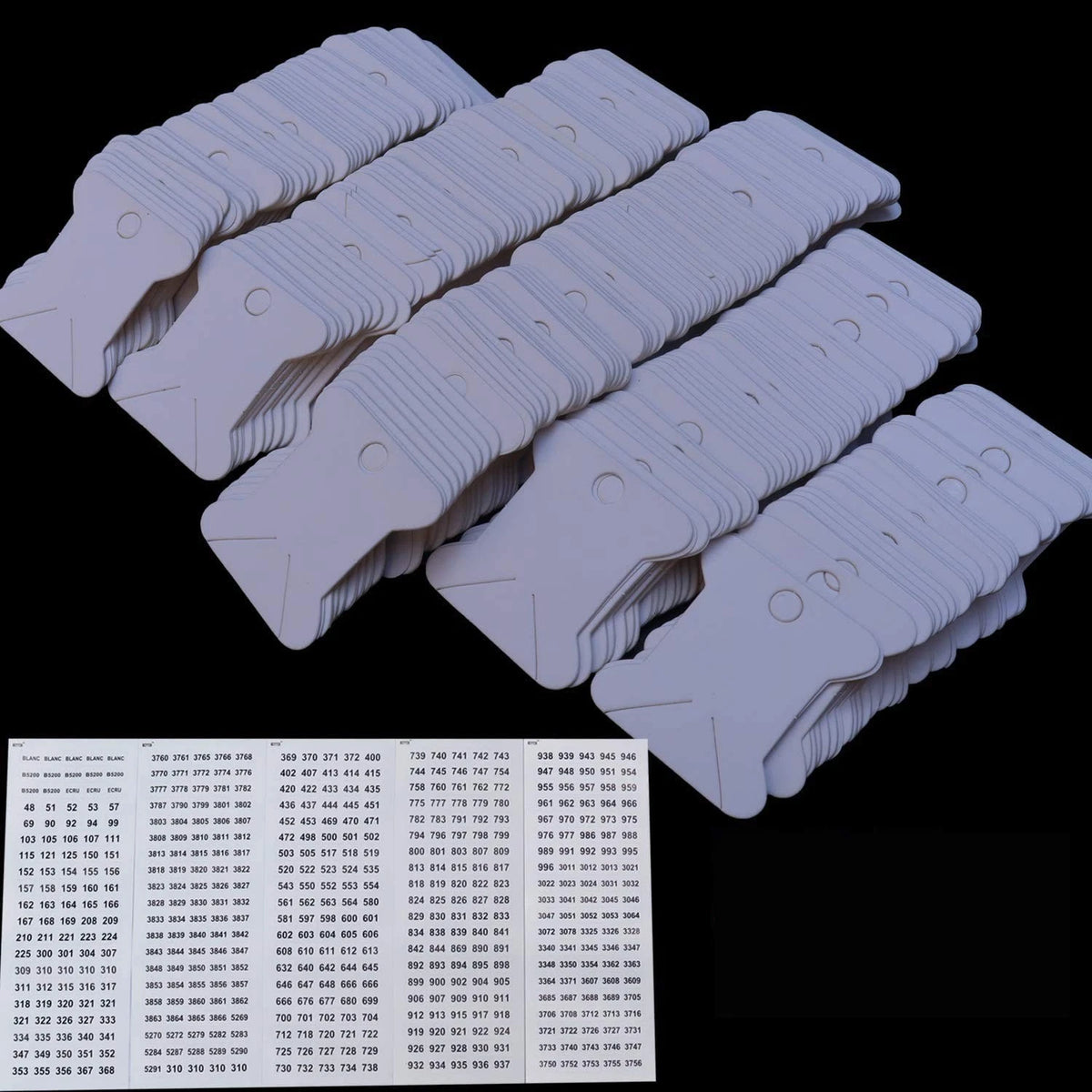 Floss Bobbins for Wrap and Store Floss (520 Pack)