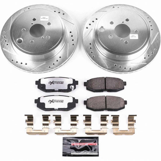 Power Stop Brake Kit for Subaru BRZ (2013–2020) Rear Z26 TLX-psbK5883-26-CL360A71