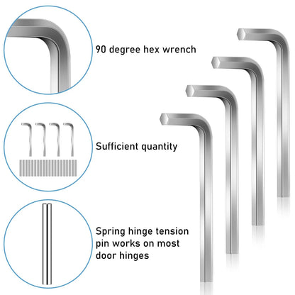 20X Spring Hinge Tension Pin Replacement Kit for