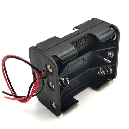 Set of 4 AA Battery Holder Case Box for DIY Projects
