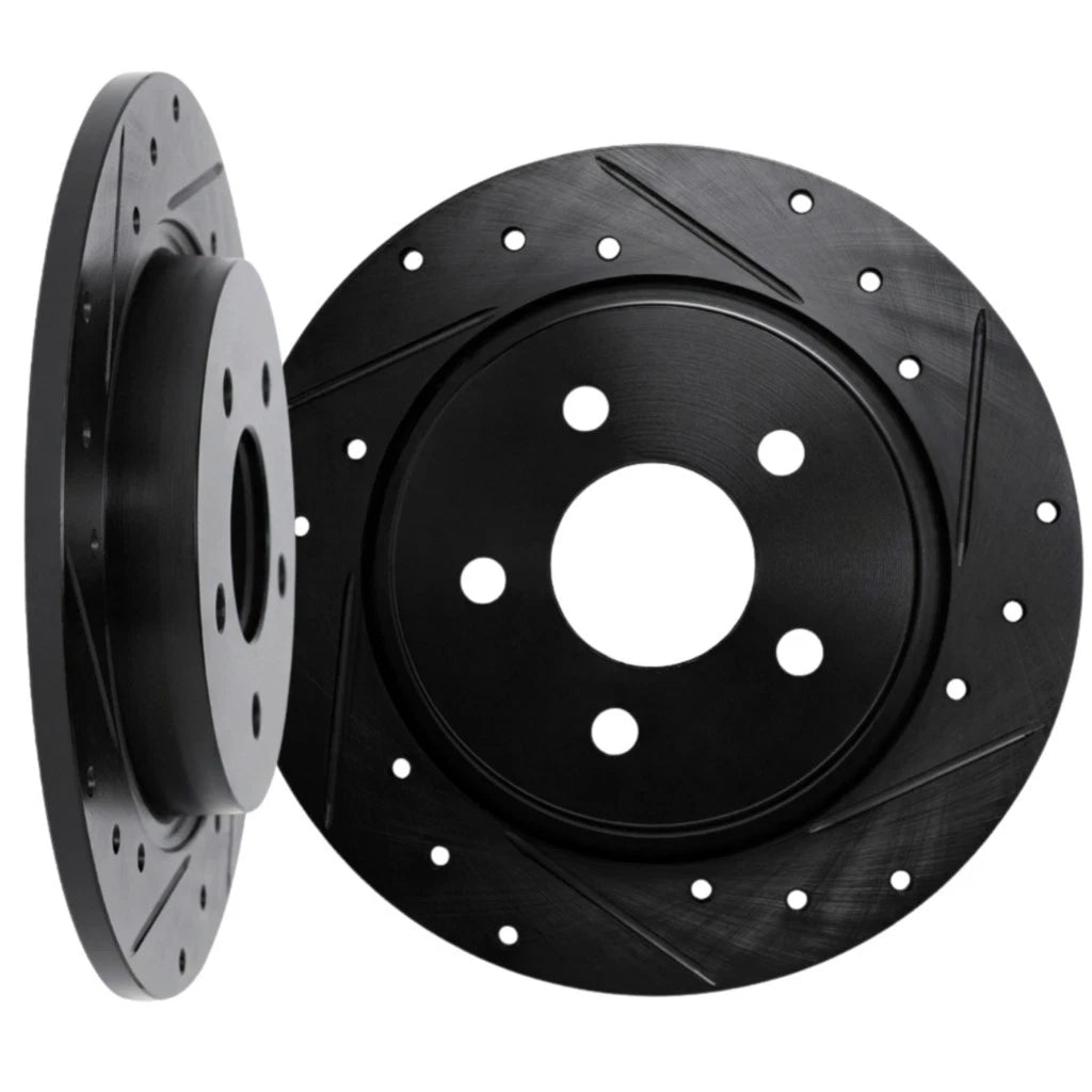 Rotor Set Front for Subaru WRX (2022–2025) ALX-PAU-DF-8002-13021-CLA3, Vented, Drilled, Slotted