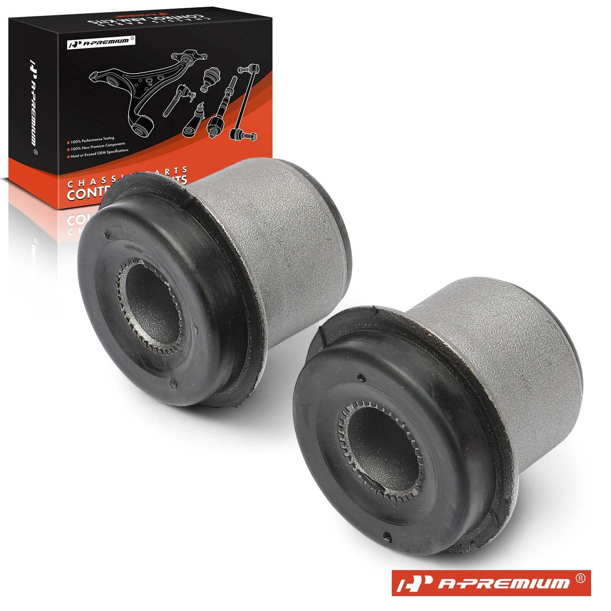 2X Front Upper Control Arm Bushing for Dodge Ram 1500 2500 Van (52106434AA, K7118)