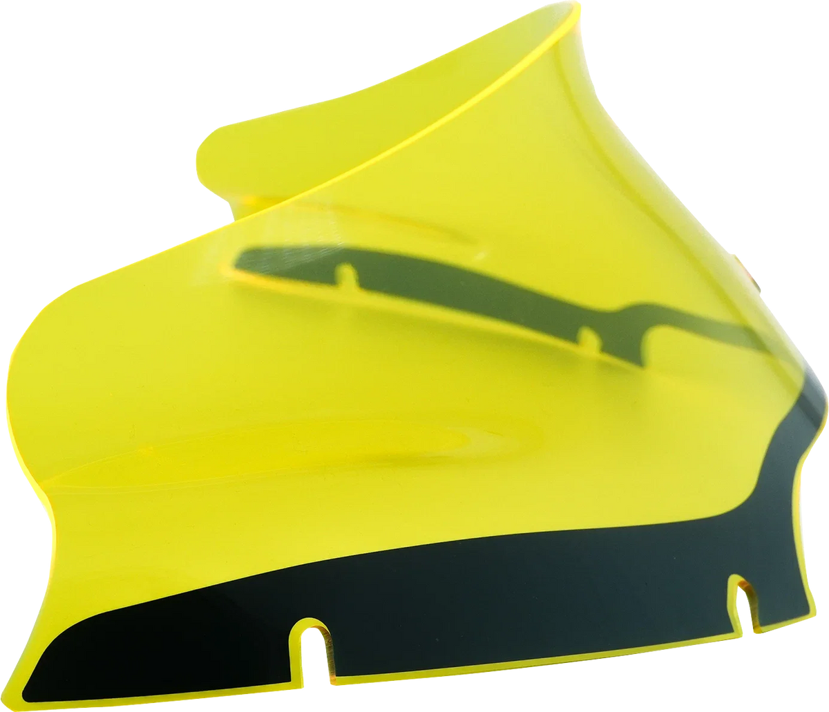 6" Kolor Flare Windshield by Klock Werks - Yellow Ice for FLTR (KWW-01-0629)