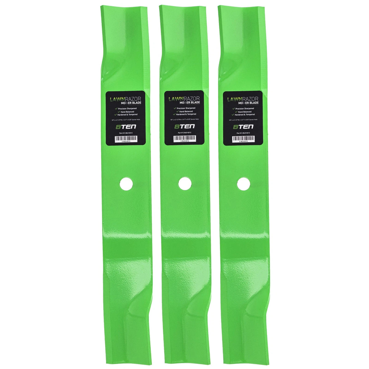Set of 3 LawnRAZOR Deck Blades for Schiller Plus 52 (20HP) 00450300