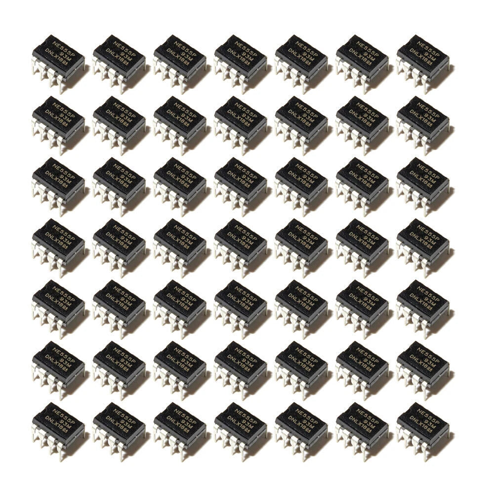 50Pcs NE555P NE555 NE555N DIP-8 Oscillator Timer IC Chip