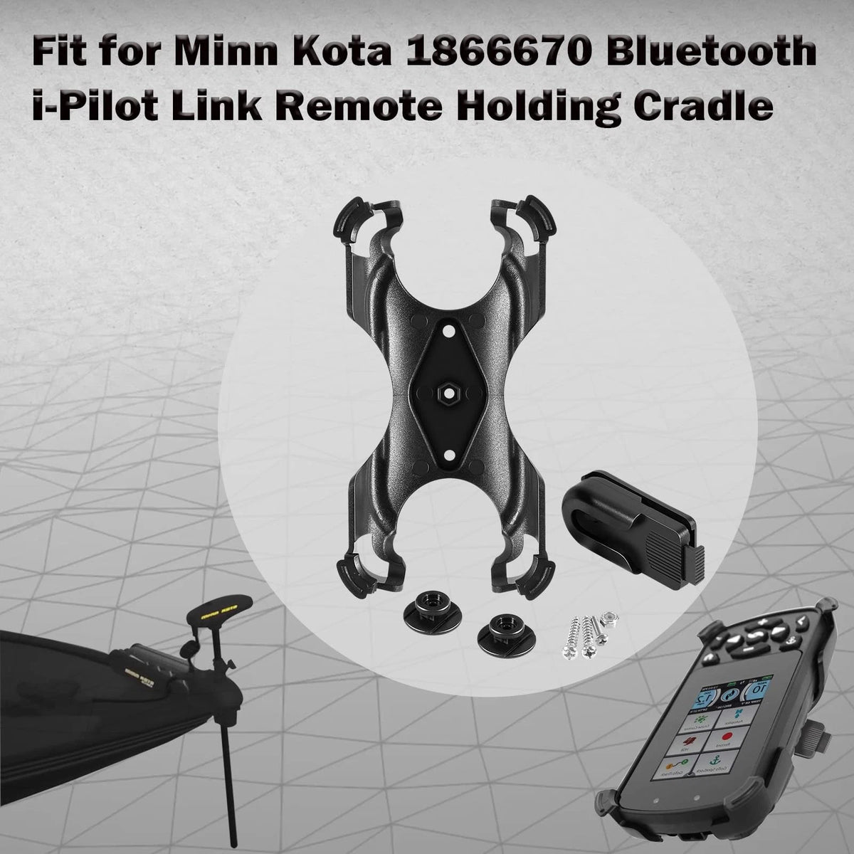 Bluetooth i-Pilot Link GPS System Remote Holding Cradle for Minn Kota