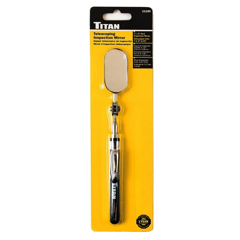 Telescoping Inspection Mirror for Universal Use (7.5 to 21 Inch)