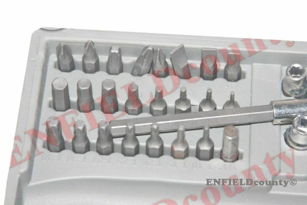 38 Pc Screwdriver and Socket Tool Kit for Auto Car Utility
